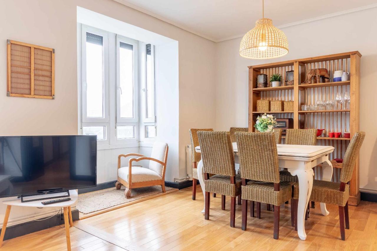 Apartamento Kuia Con Vistas Frontales A La Ria De Bilbao Cerca Del Metro Erandio Exterior foto
